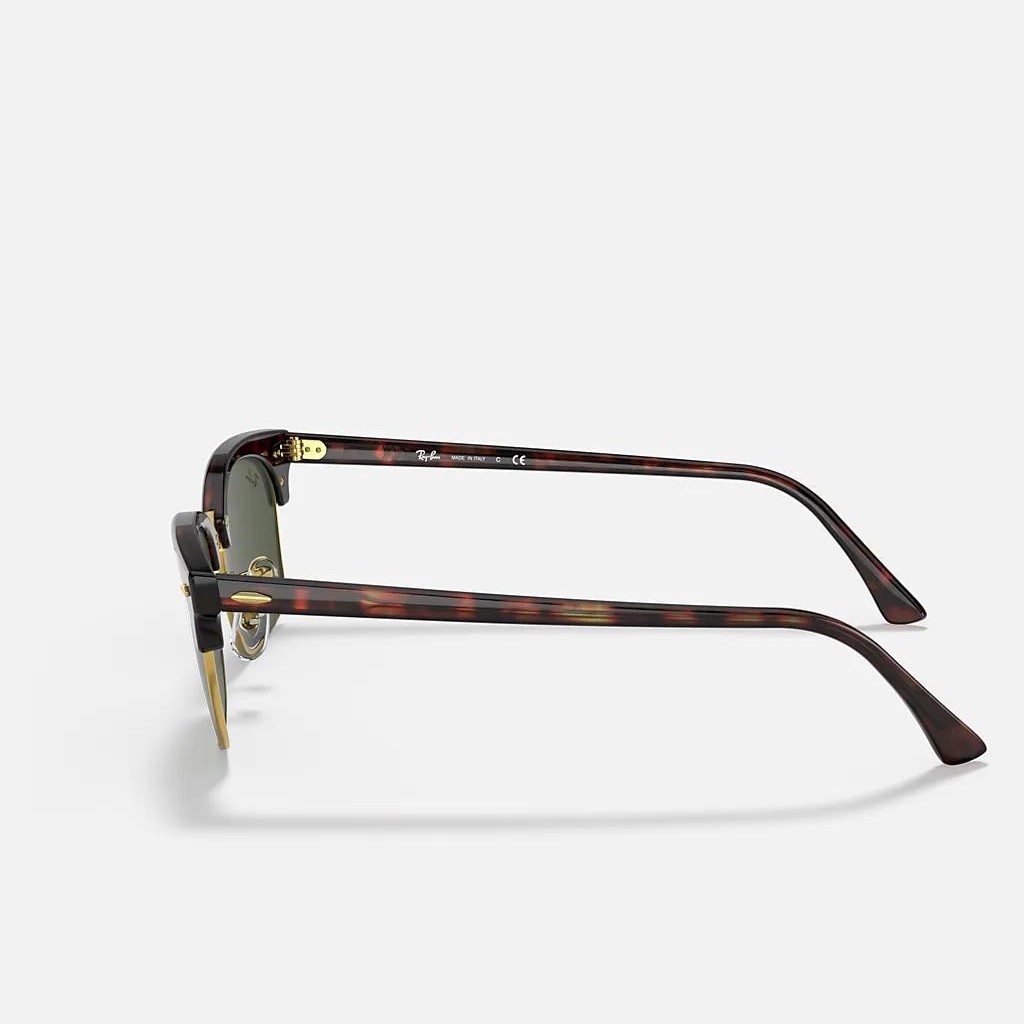 Kính Ray-Ban Clubmaster Square Legend Gold Nâu Xanh Lá