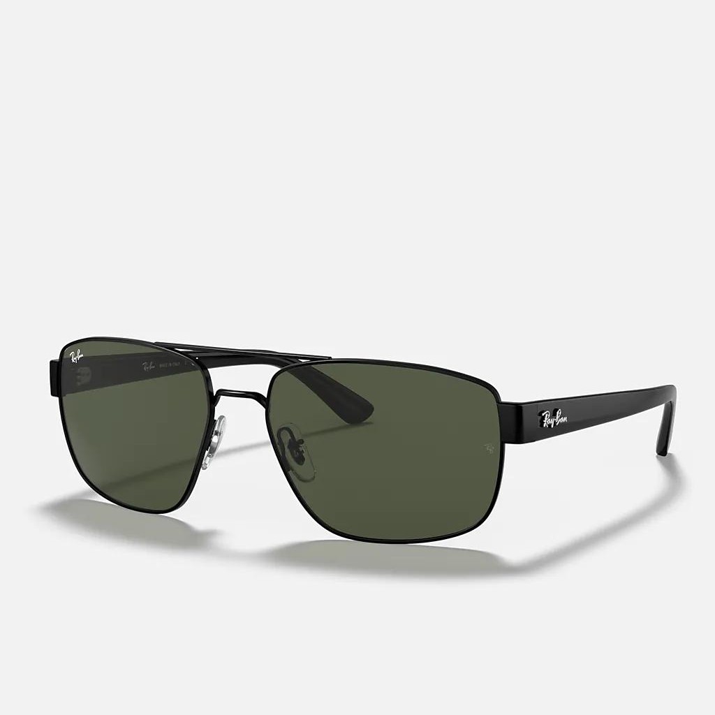 Kính Ray-Ban Rb3663 Đen Xanh Lá