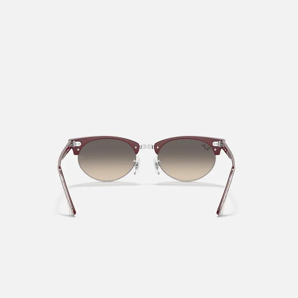 Kính Ray-Ban Clubmaster Oval Xám Sáng