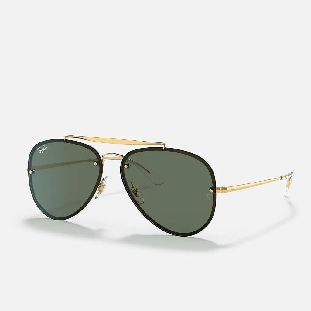 Kính Ray-Ban Blaze Aviator Vàng Xanh Lá