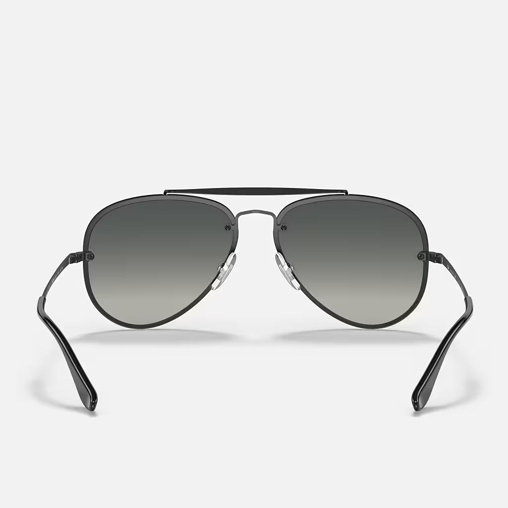 Kính Ray-Ban Blaze Aviator Đen Nhám Xám