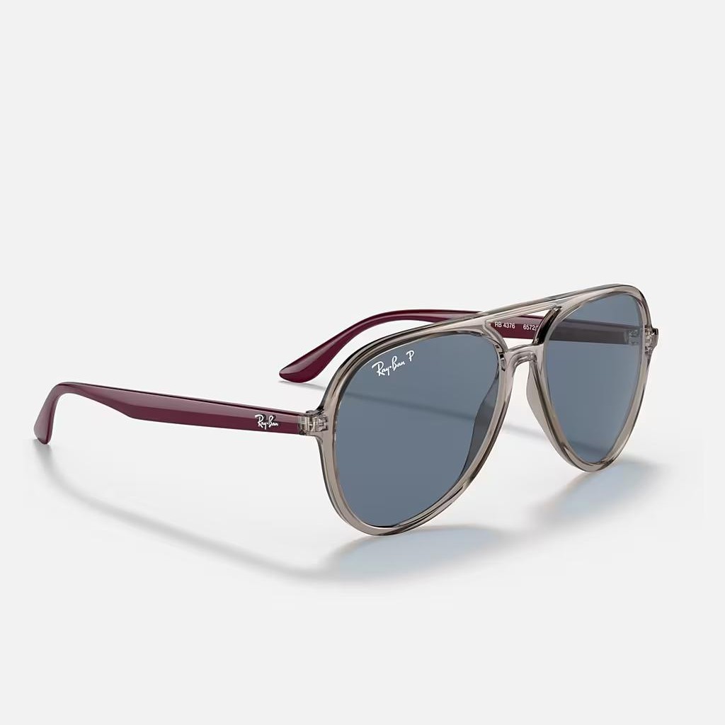 Kính Ray-Ban Rb4376 Xám Xanh Dương