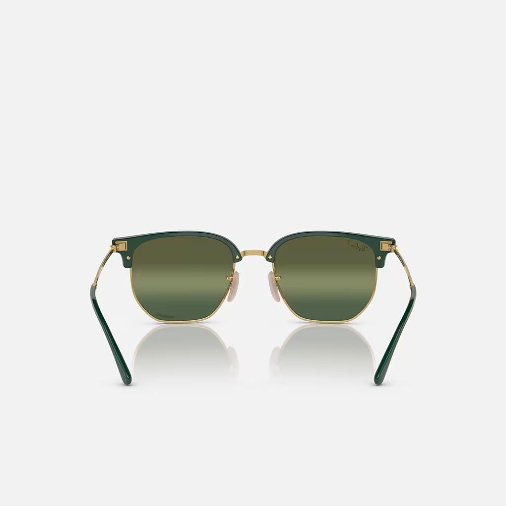 Kính Ray-Ban New Clubmaster Xanh Lá Bạc