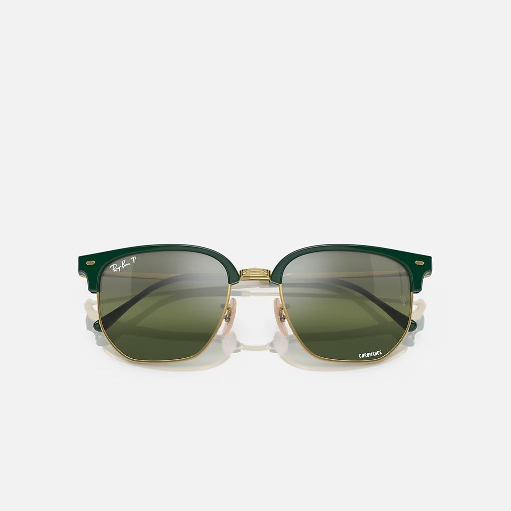 Kính Ray-Ban New Clubmaster Xanh Lá Bạc