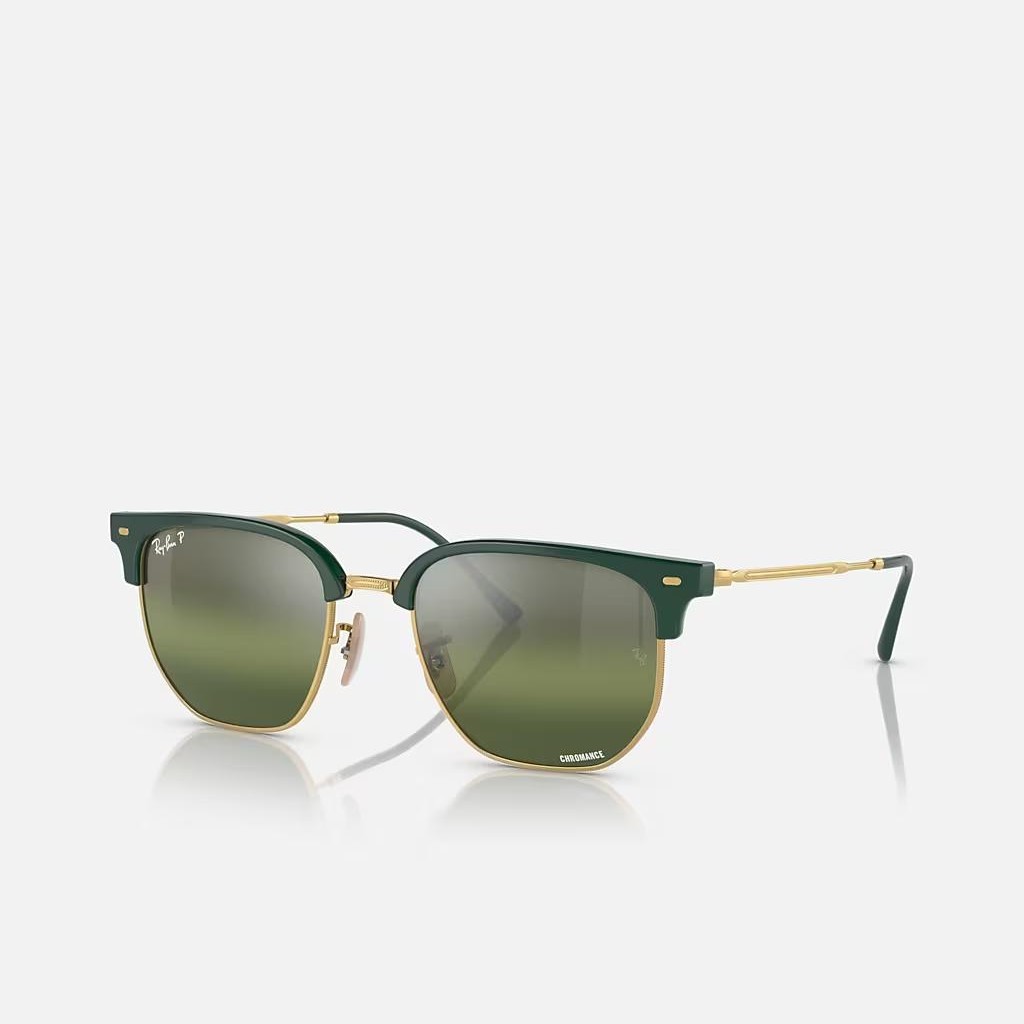 Kính Ray-Ban New Clubmaster Xanh Lá Bạc