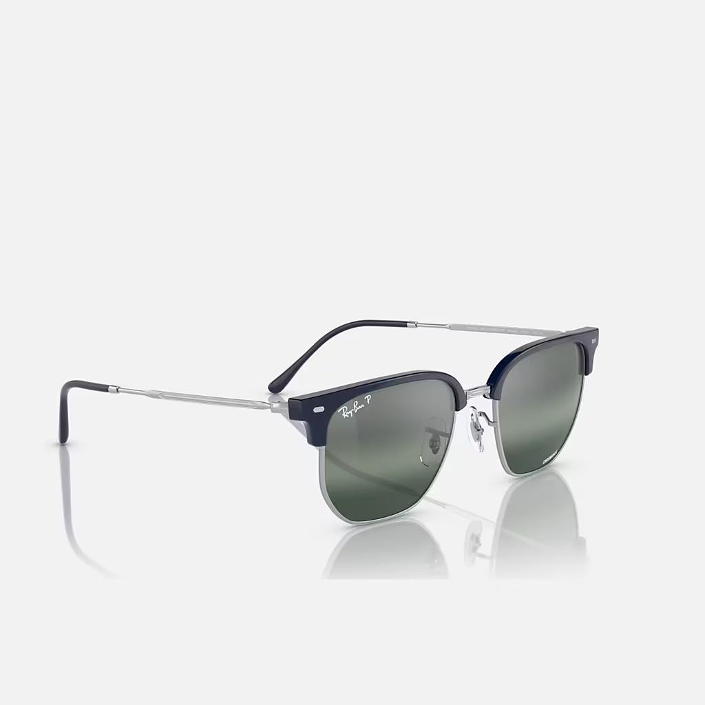 Kính Ray-Ban New Clubmaster Xanh Dương Bạc