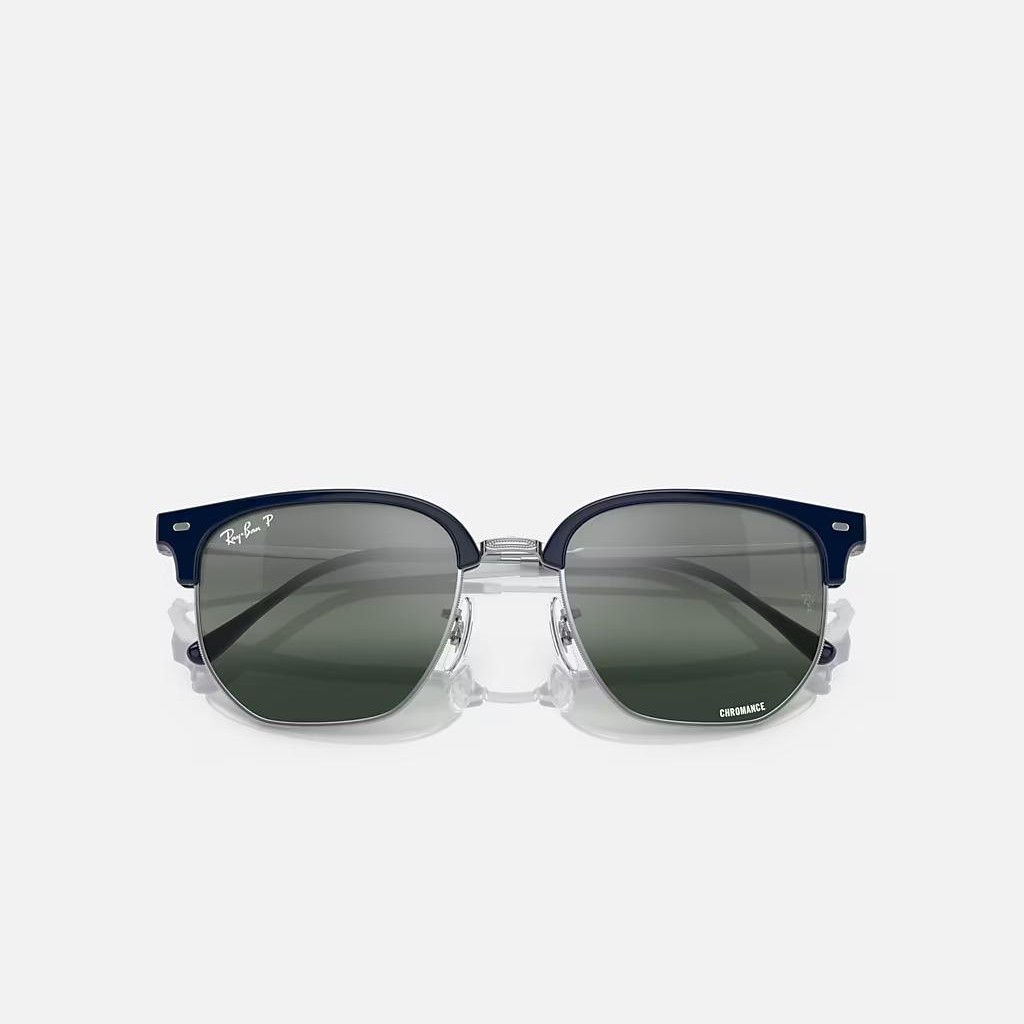 Kính Ray-Ban New Clubmaster Xanh Dương Bạc