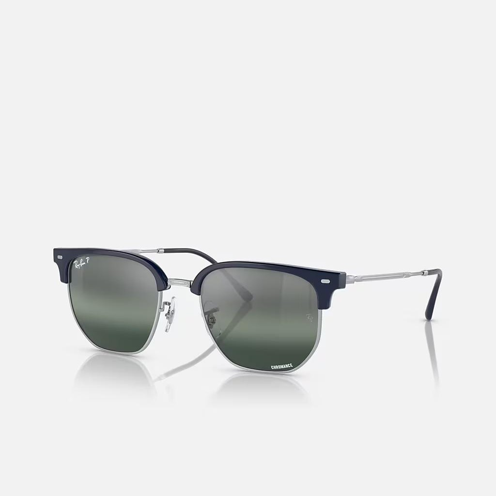 Kính Ray-Ban New Clubmaster Xanh Dương Bạc