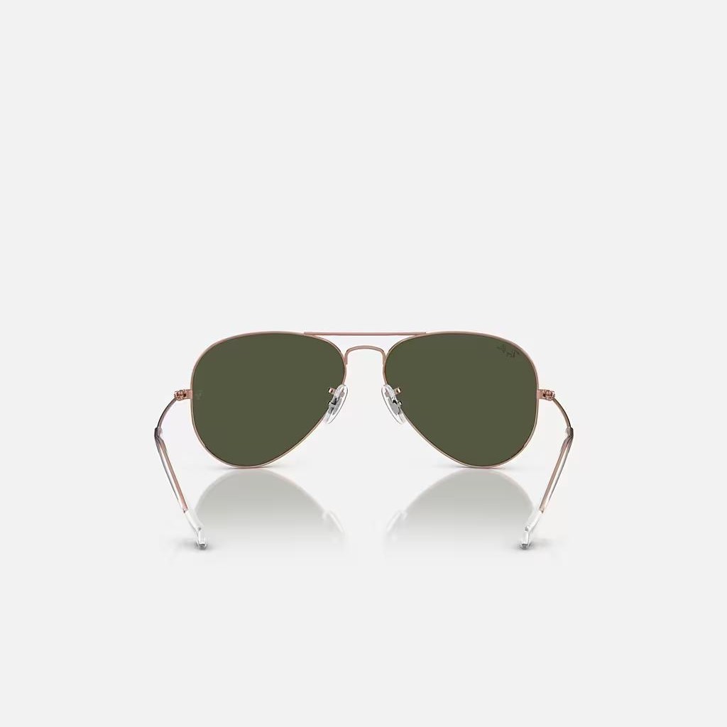 Kính Ray-Ban Aviator Rose Gold Hồng Xanh Lá