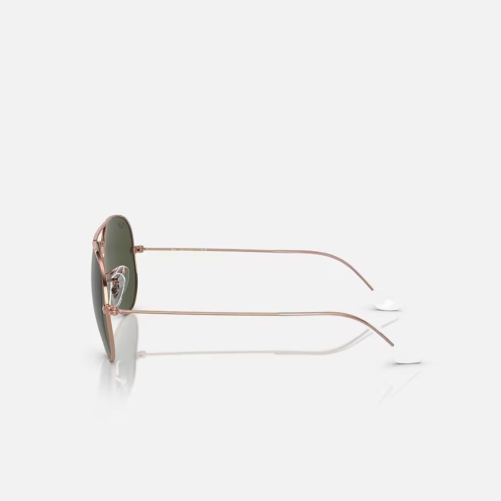 Kính Ray-Ban Aviator Rose Gold Hồng Xanh Lá