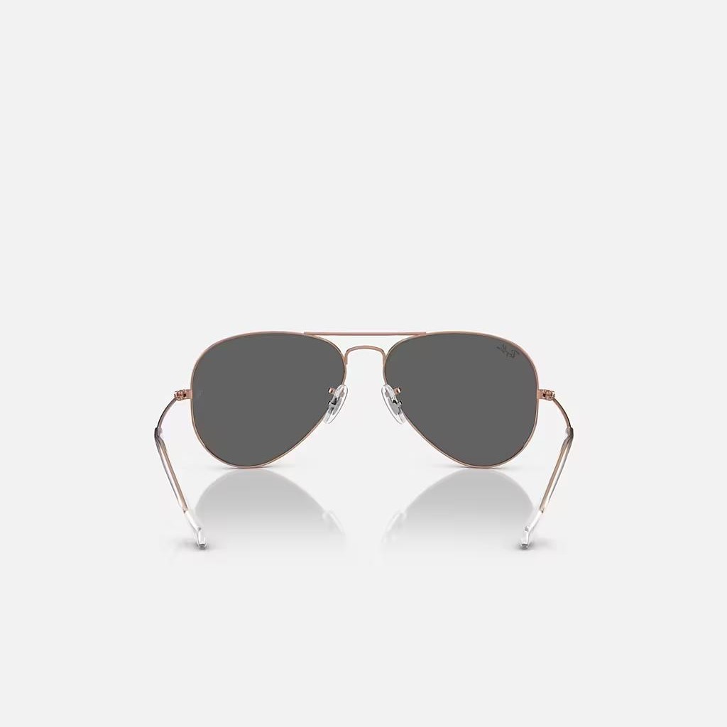 Kính Ray-Ban Aviator Rose Gold Hồng Xám