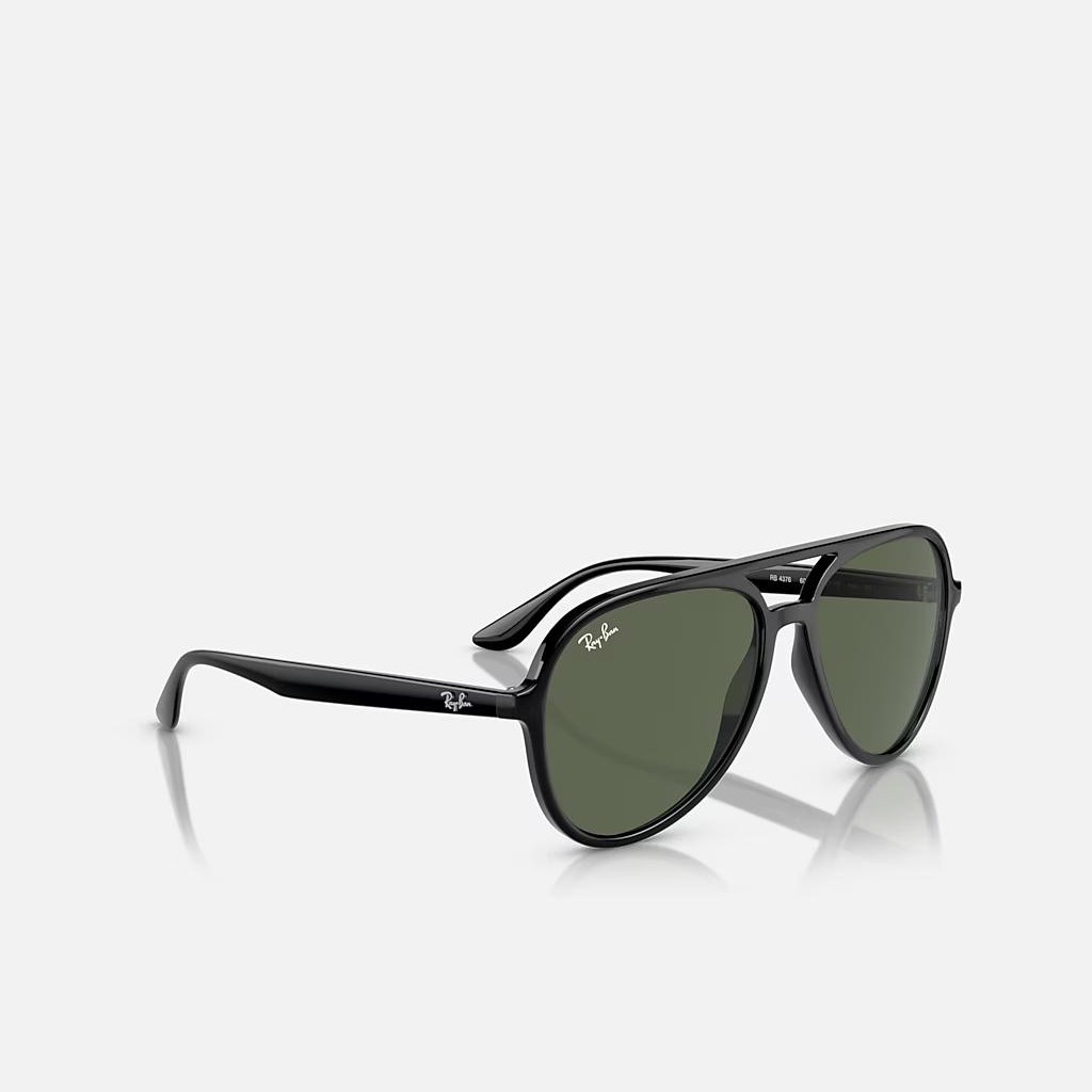 Kính Ray-Ban Rb4376 Đen Xanh Lá Đậm