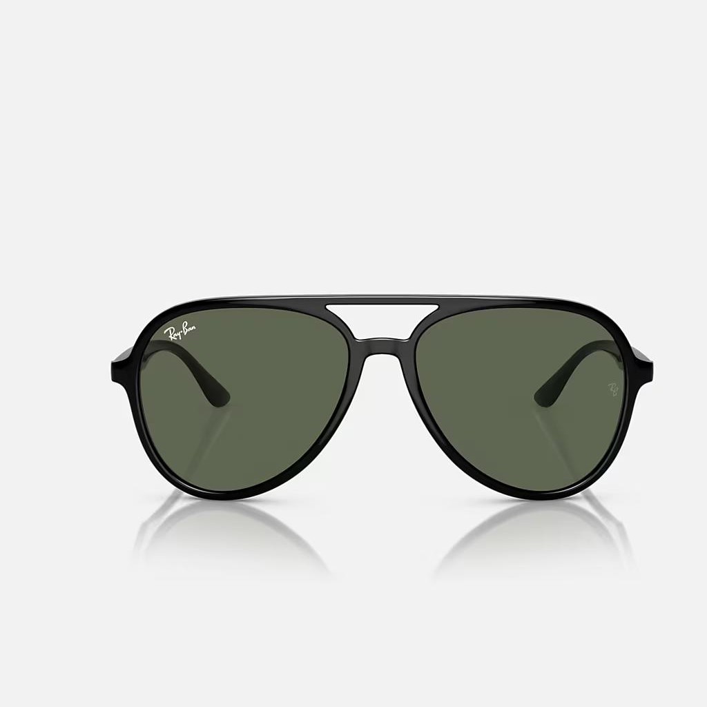 Kính Ray-Ban Rb4376 Đen Xanh Lá Đậm