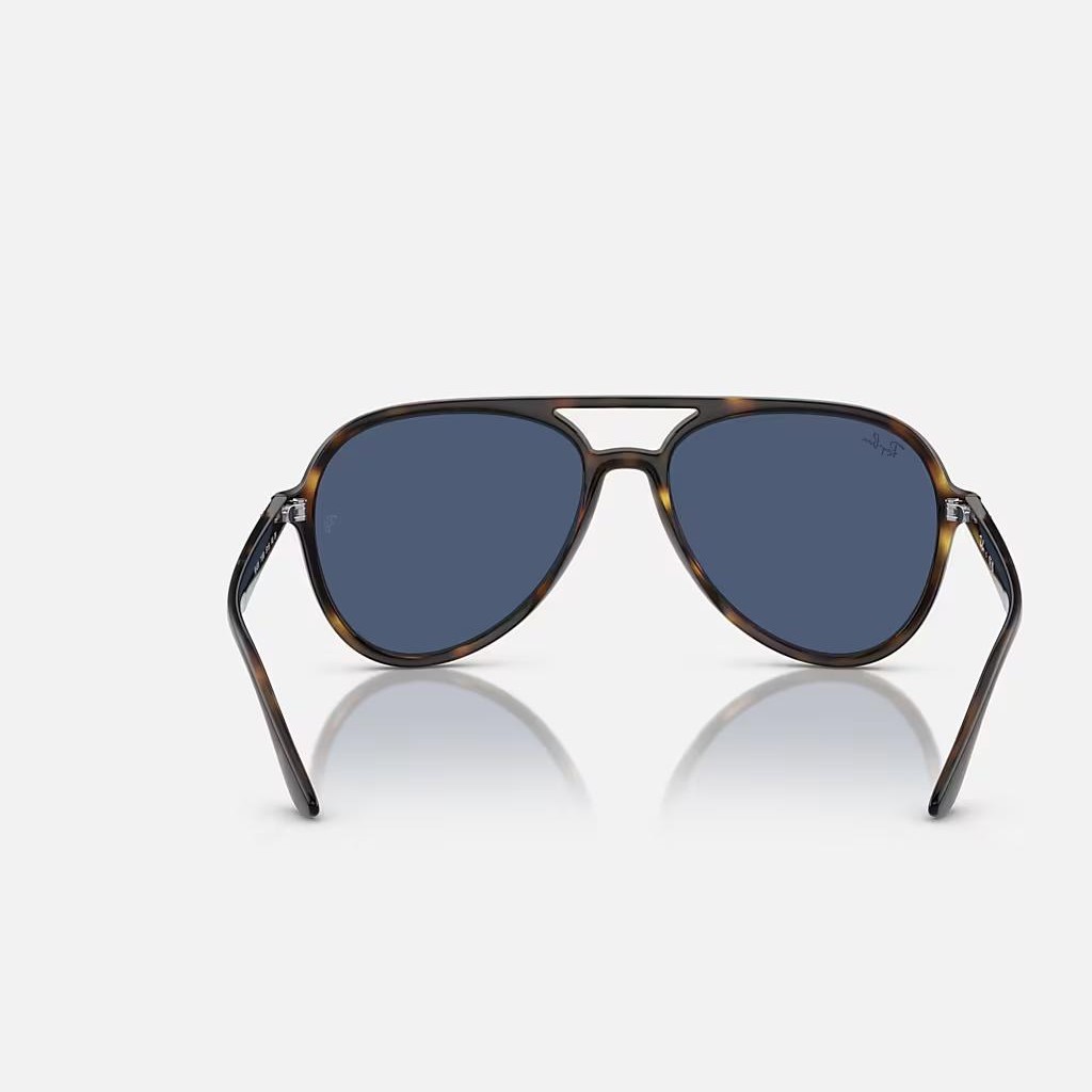 Kính Ray-Ban Rb4376 Nâu Xanh Dương Đậm