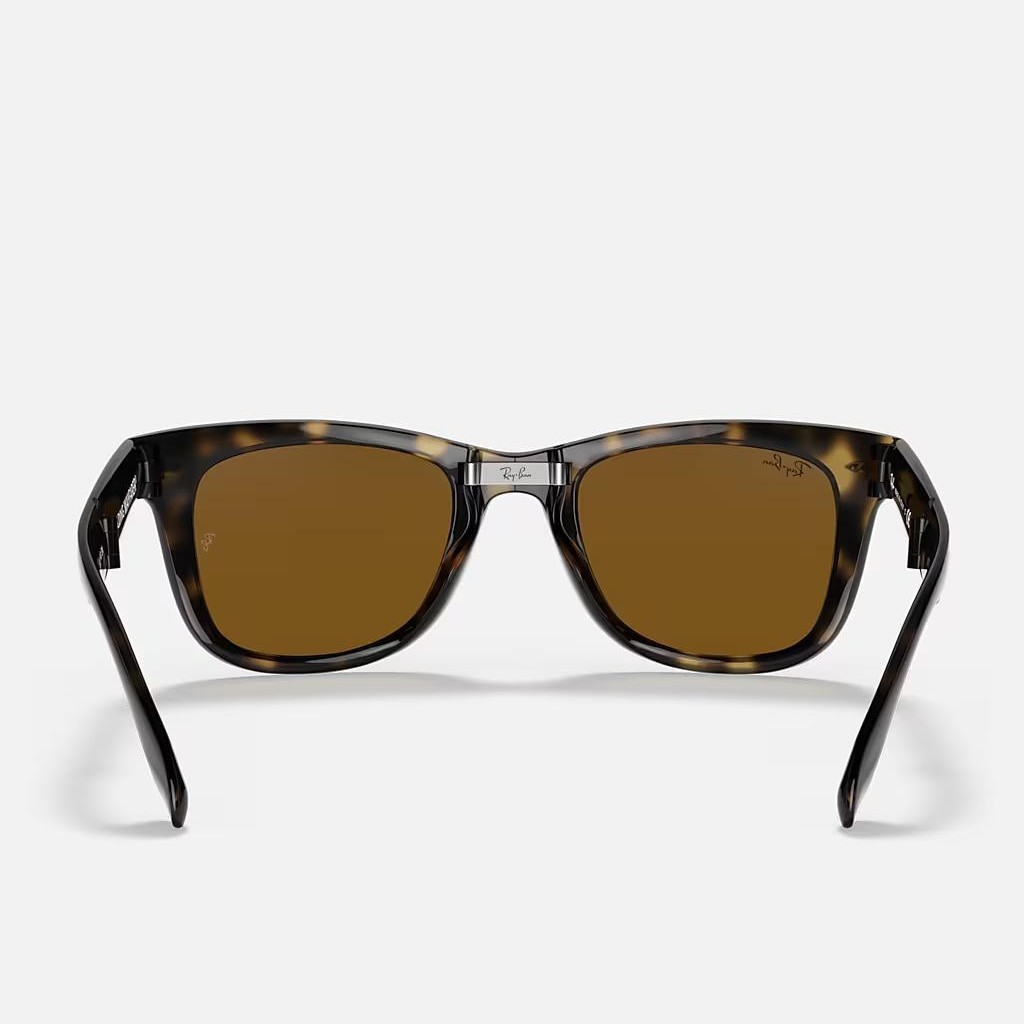 Kính Ray-Ban Wayfarer Folding Classic Nâu