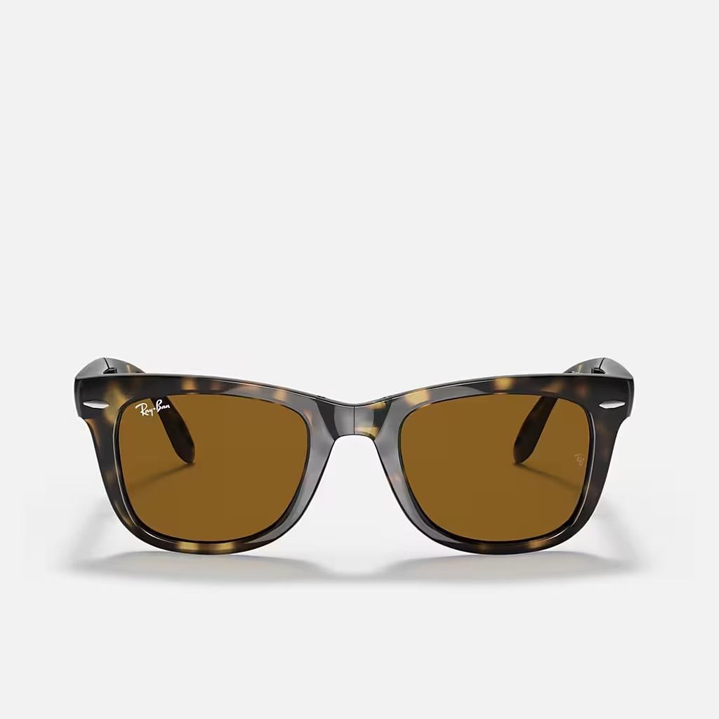 Kính Ray-Ban Wayfarer Folding Classic Nâu