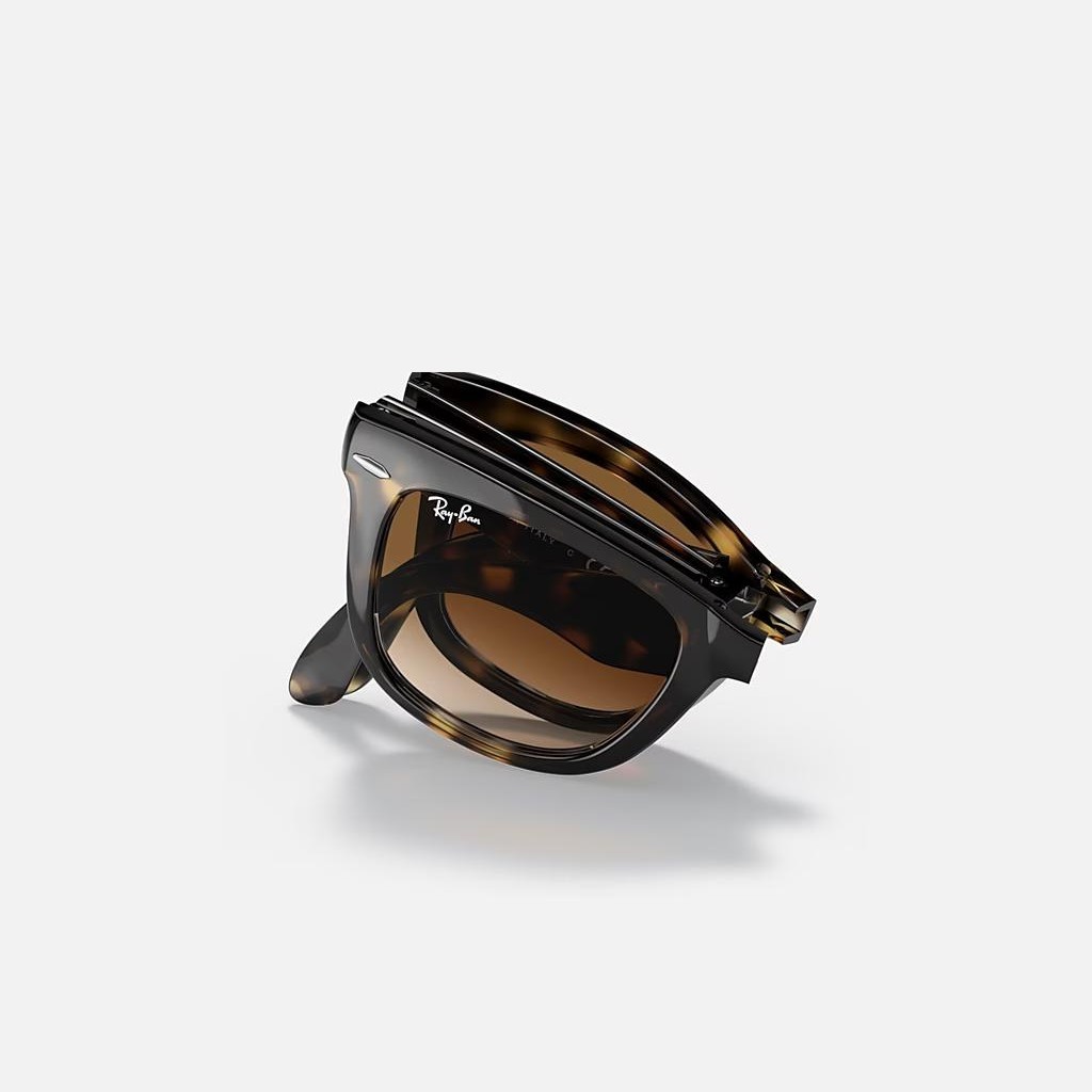 Kính Ray-Ban Wayfarer Folding Classic Nâu Sáng