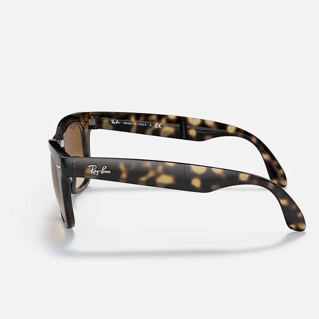 Kính Ray-Ban Wayfarer Folding Classic Nâu Sáng