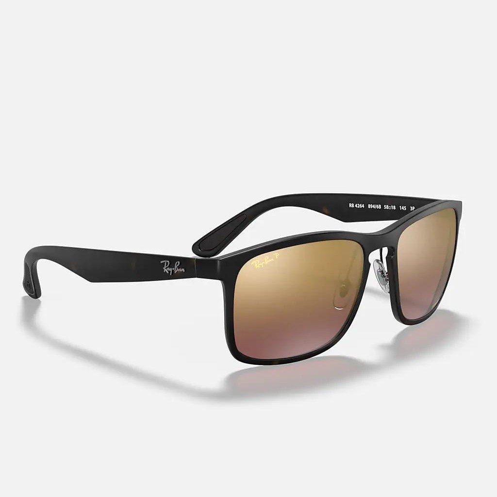 Kính Ray-Ban Rb4264 Chromance Đen Nhám Tím