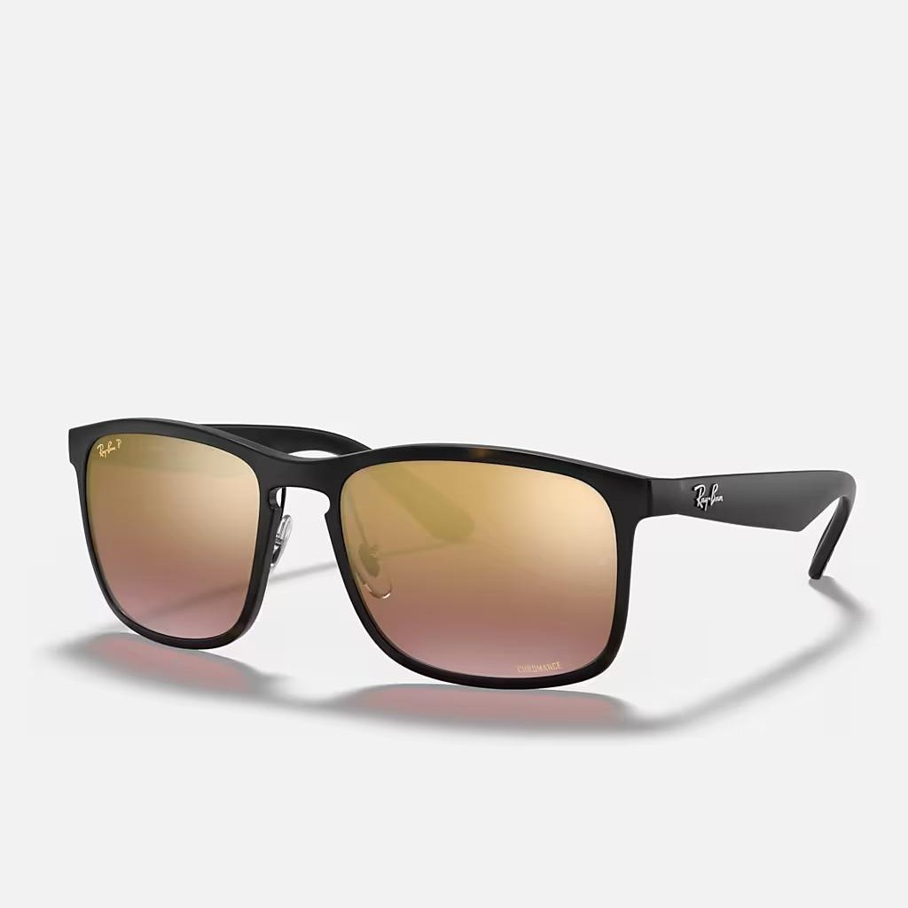 Kính Ray-Ban Rb4264 Chromance Đen Nhám Tím