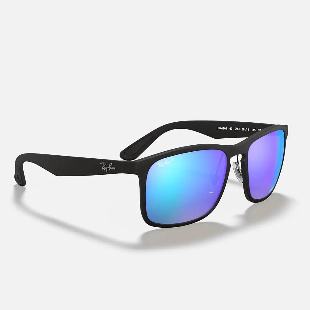 Kính Ray-Ban Rb4264 Chromance Đen Nhám Xanh Dương