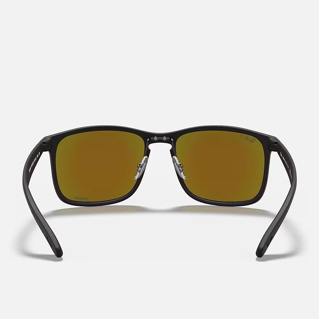 Kính Ray-Ban Rb4264 Chromance Đen Nhám Xanh Dương