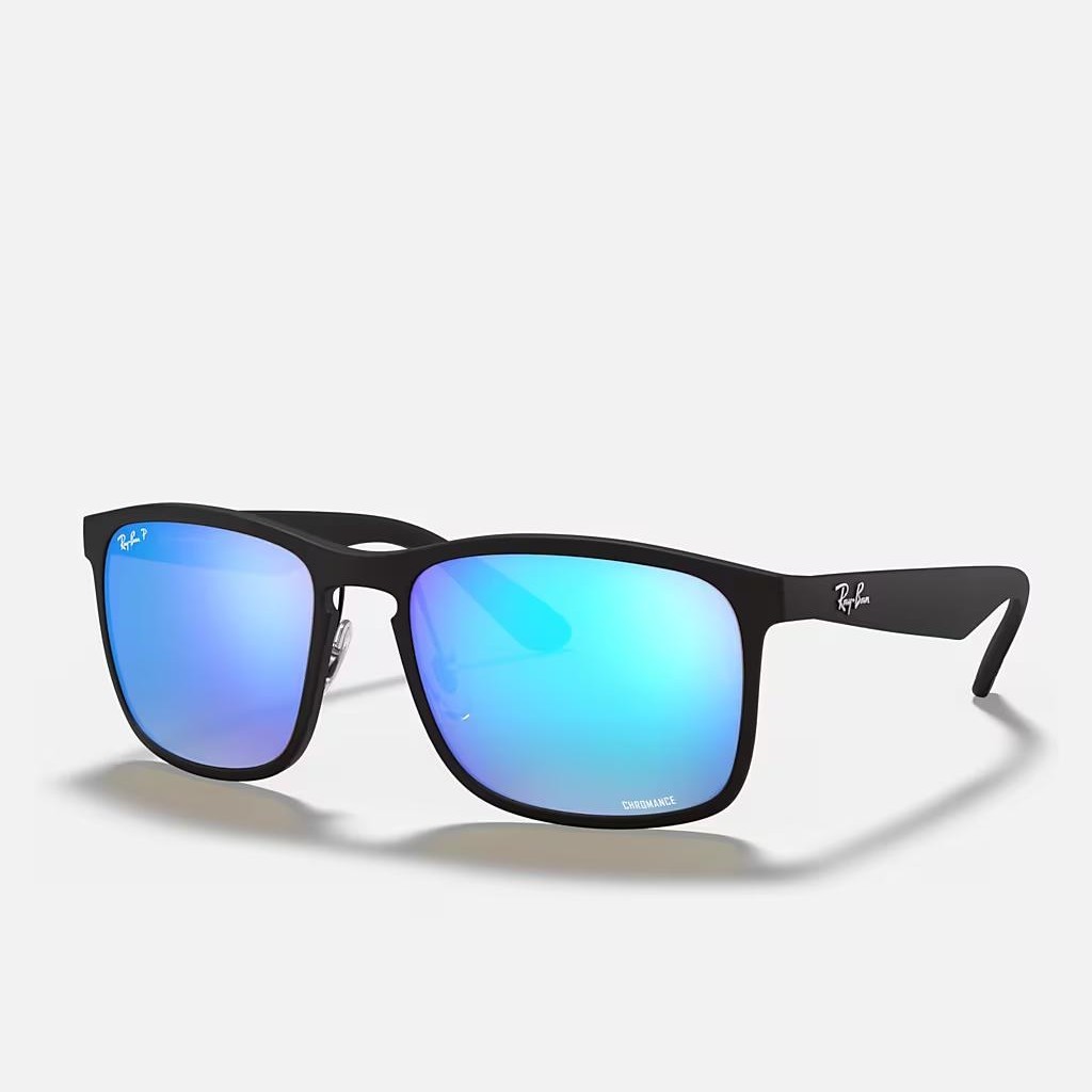 Kính Ray-Ban Rb4264 Chromance Đen Nhám Xanh Dương