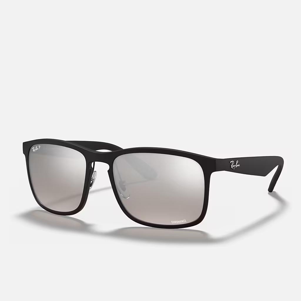 Kính Ray-Ban Rb4264 Chromance Đen Nhám Bạc