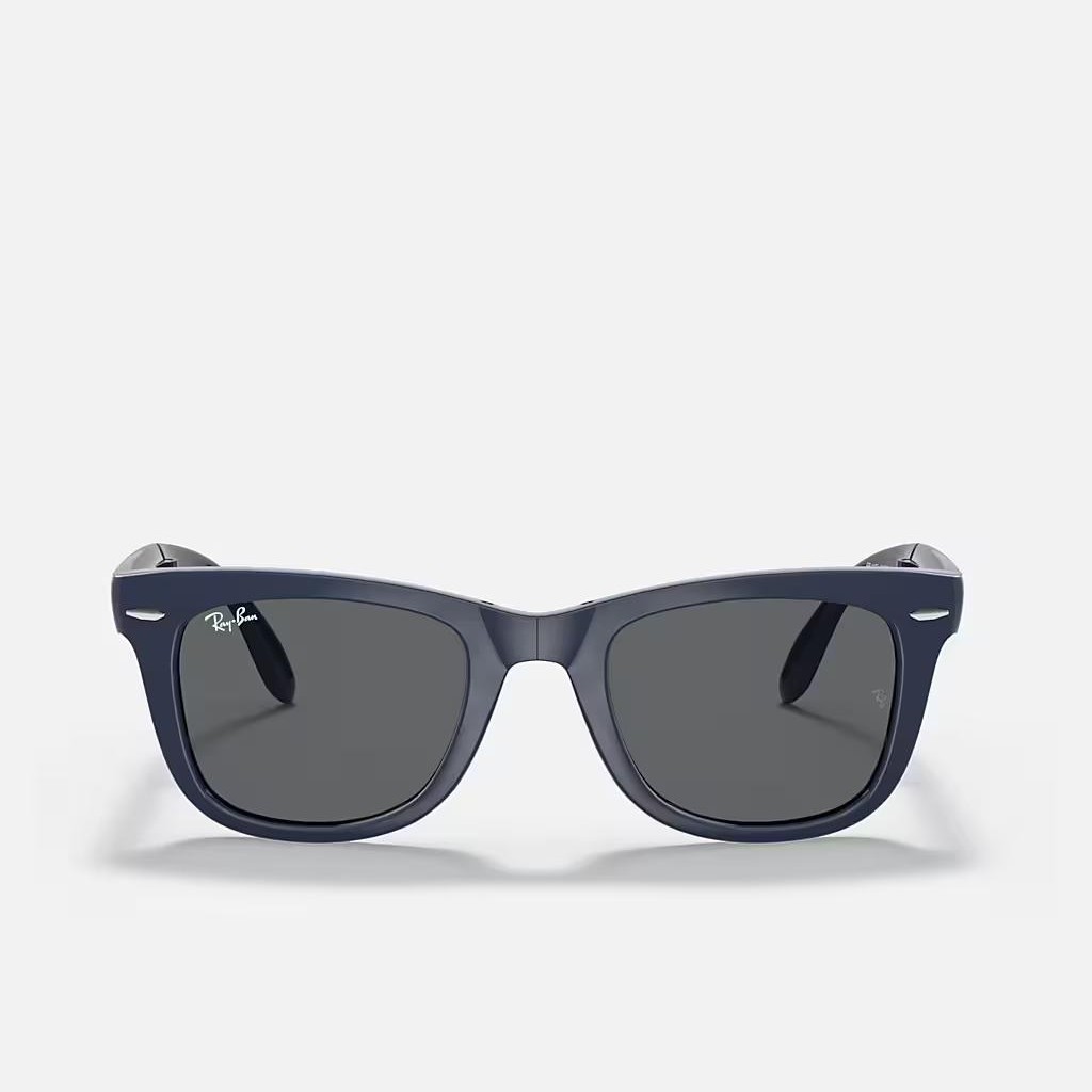 Kính Ray-Ban Wayfarer Folding Classic Xanh Dương Xám