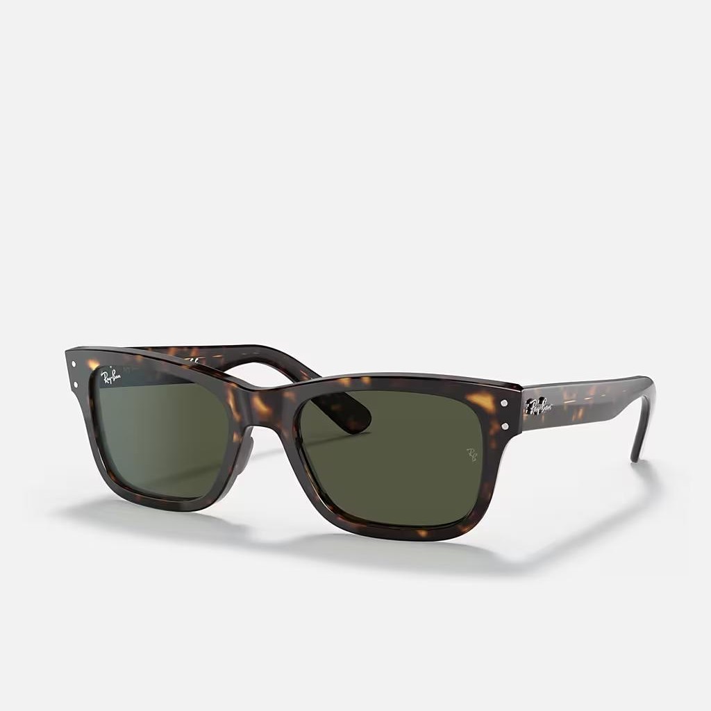 Kính Ray-Ban Burbank Nâu Xanh Lá