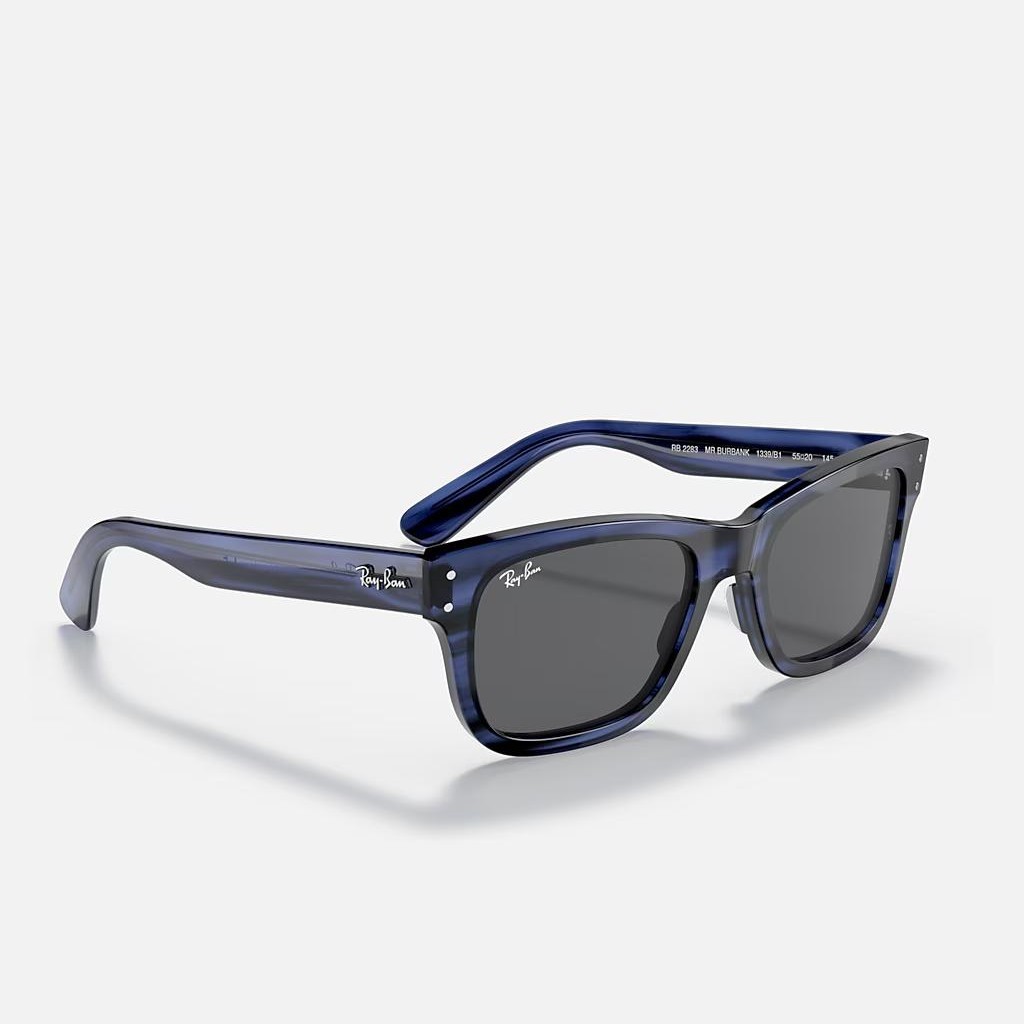 Kính Ray-Ban Burbank Xanh Dương Xám