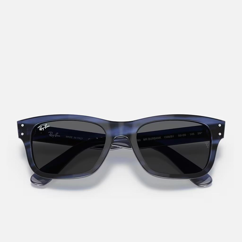 Kính Ray-Ban Burbank Xanh Dương Xám