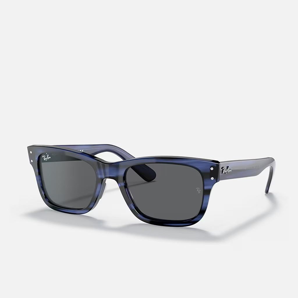 Kính Ray-Ban Burbank Xanh Dương Xám