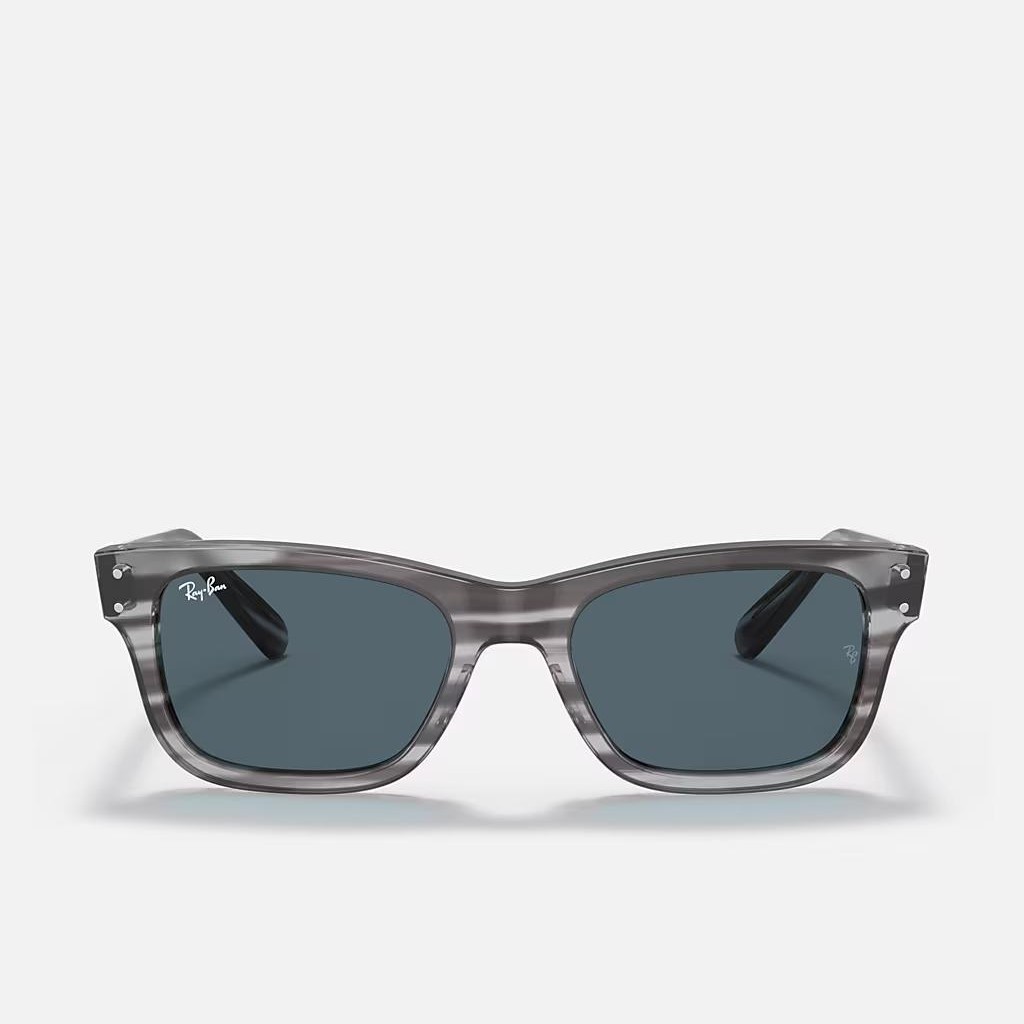 Kính Ray-Ban Burbank Xám Trong Xanh Dương