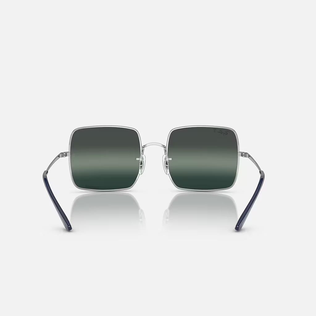 Kính Ray-Ban Square 1971 Chromance Bạc Xanh Dương