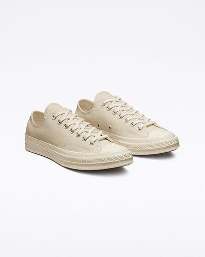 Giày Converse Chuck 70 Vintage Canvas Cổ Thấp Nam Be