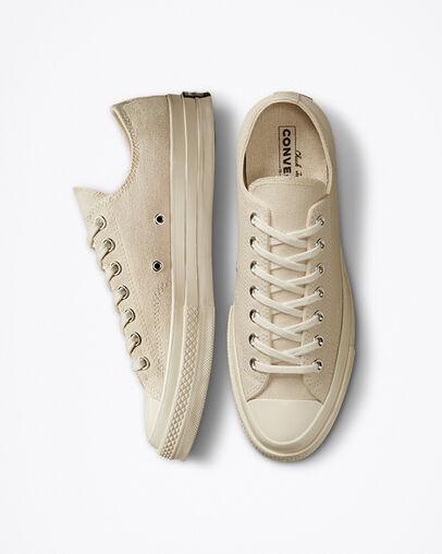 Giày Converse Chuck 70 Vintage Canvas Cổ Thấp Nam Be