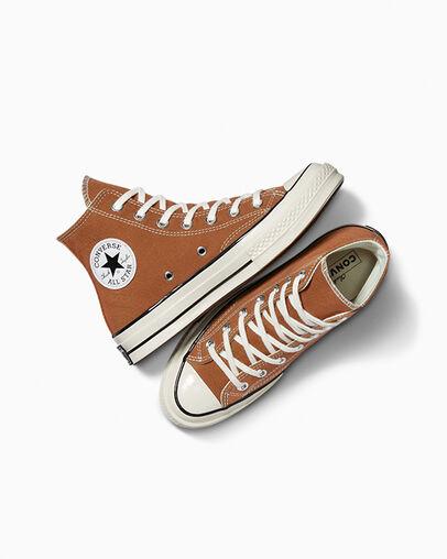 Giày Converse Chuck 70 Vintage Canvas Cổ Cao Nam Cam