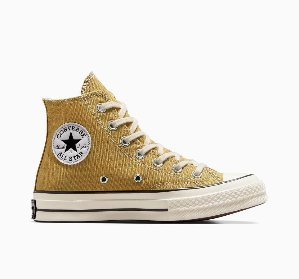 Giày Converse Chuck 70 Vintage Canvas Cổ Cao Nam Vàng