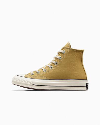 Giày Converse Chuck 70 Vintage Canvas Cổ Cao Nam Vàng