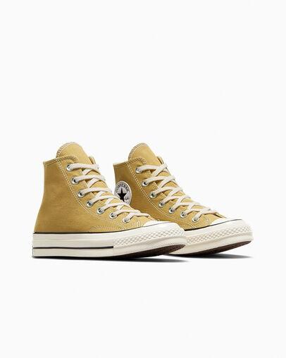 Giày Converse Chuck 70 Vintage Canvas Cổ Cao Nam Vàng