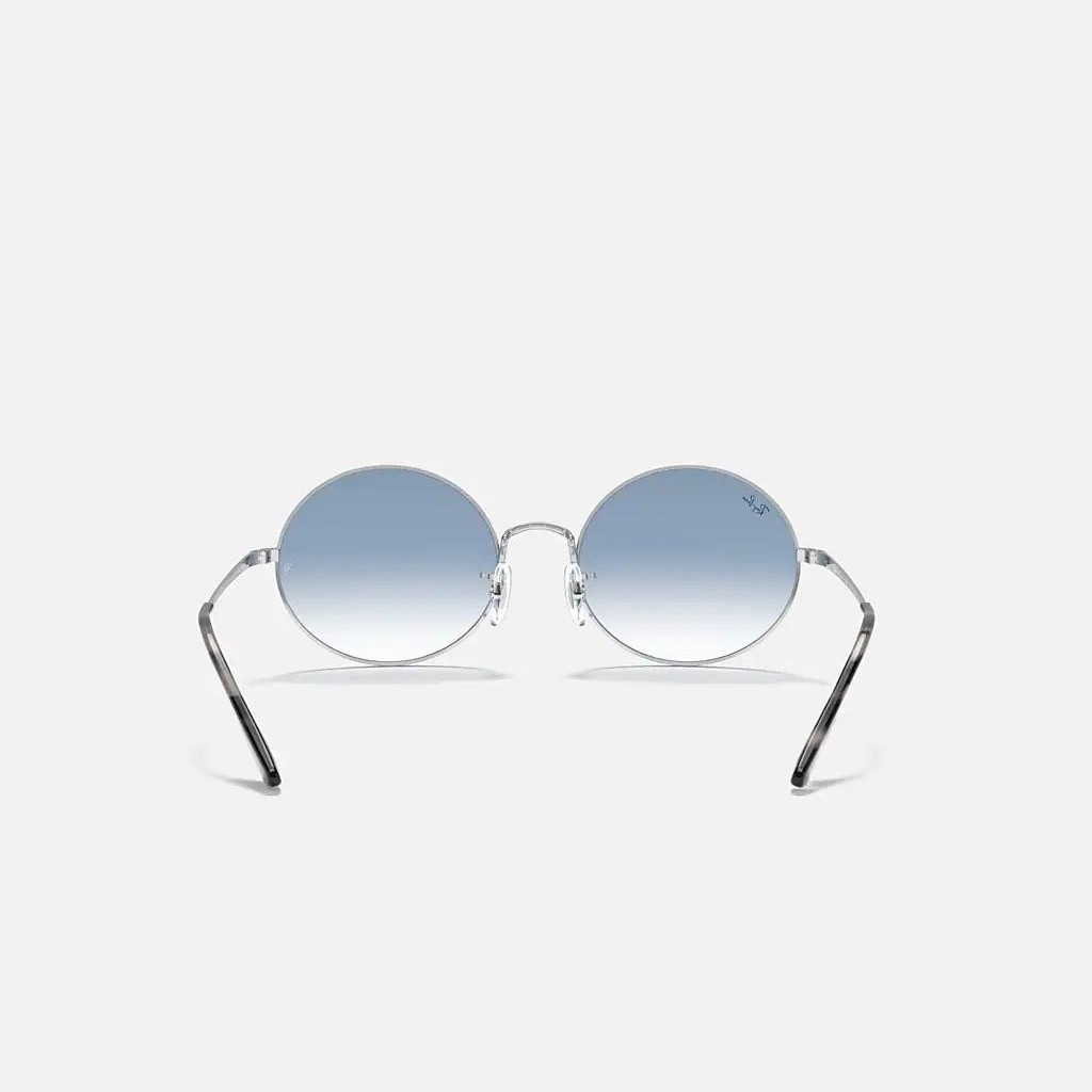 Kính Ray-Ban Oval 1970 Bạc Xanh Dương