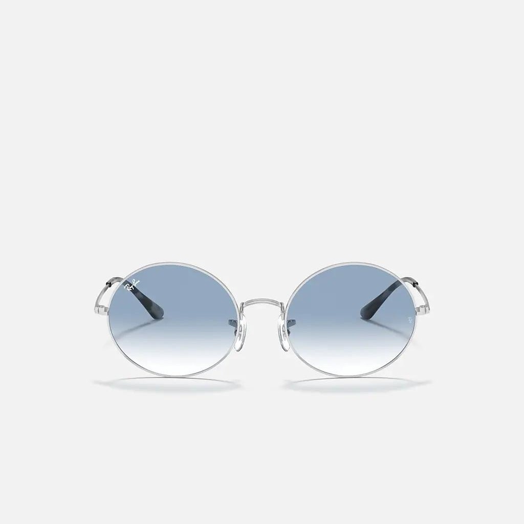 Kính Ray-Ban Oval 1970 Bạc Xanh Dương