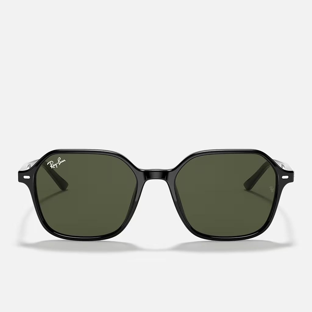 Kính Ray-Ban John Đen Xanh Lá