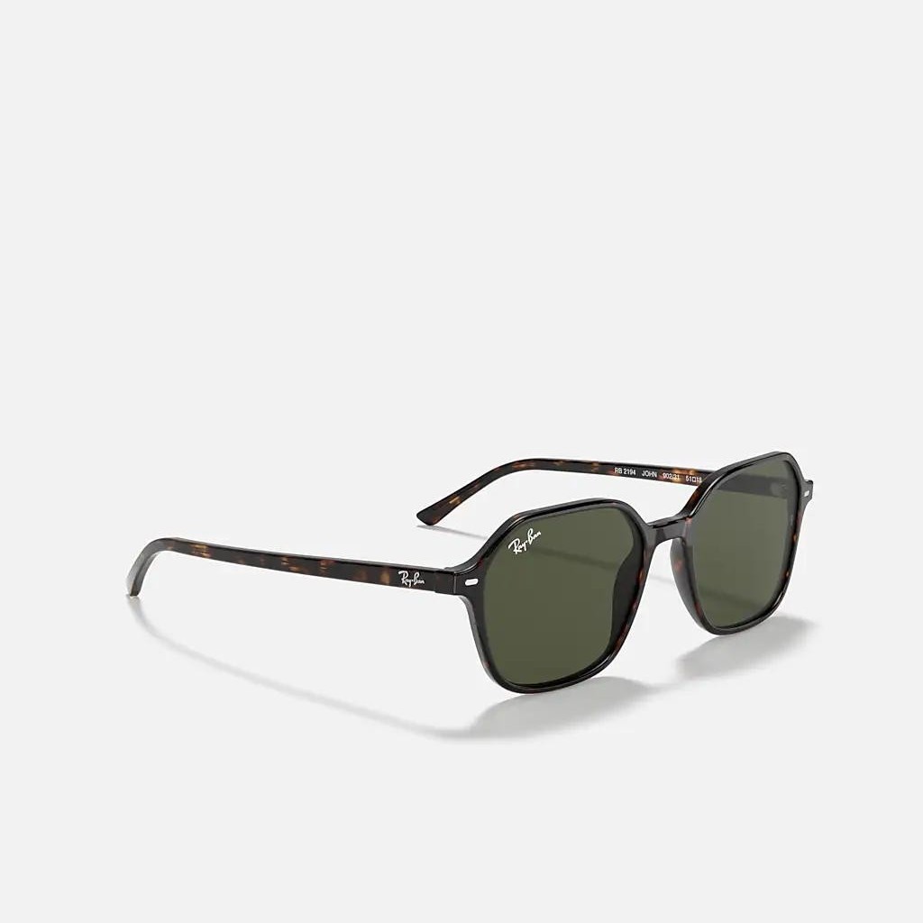 Kính Ray-Ban John Nâu Xanh Lá