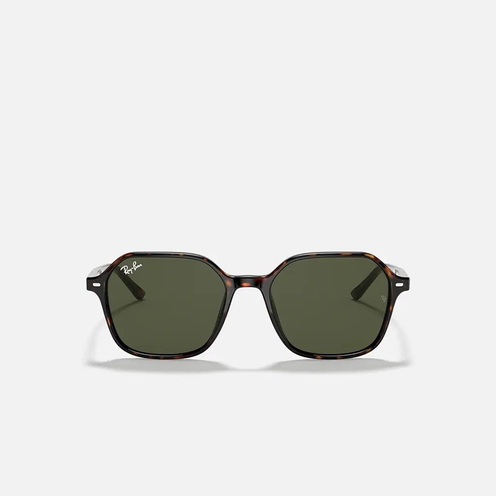 Kính Ray-Ban John Nâu Xanh Lá