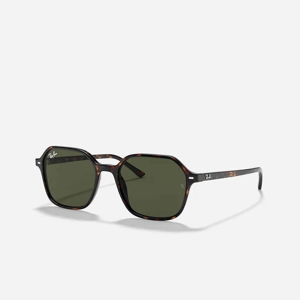 Kính Ray-Ban John Nâu Xanh Lá