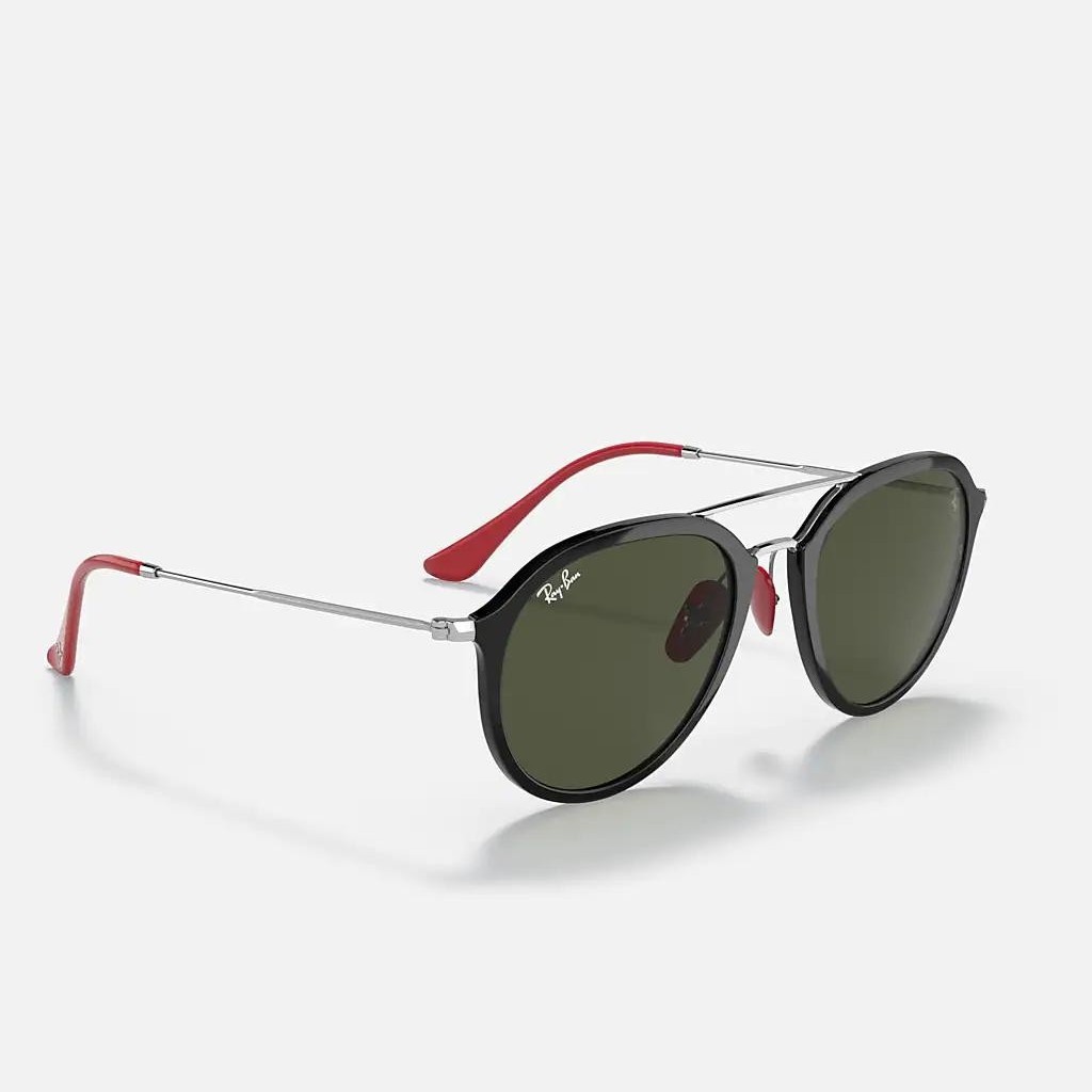 Kính Ray-Ban Rb4369M Scuderia Ferrari Collection Đen Xanh Lá