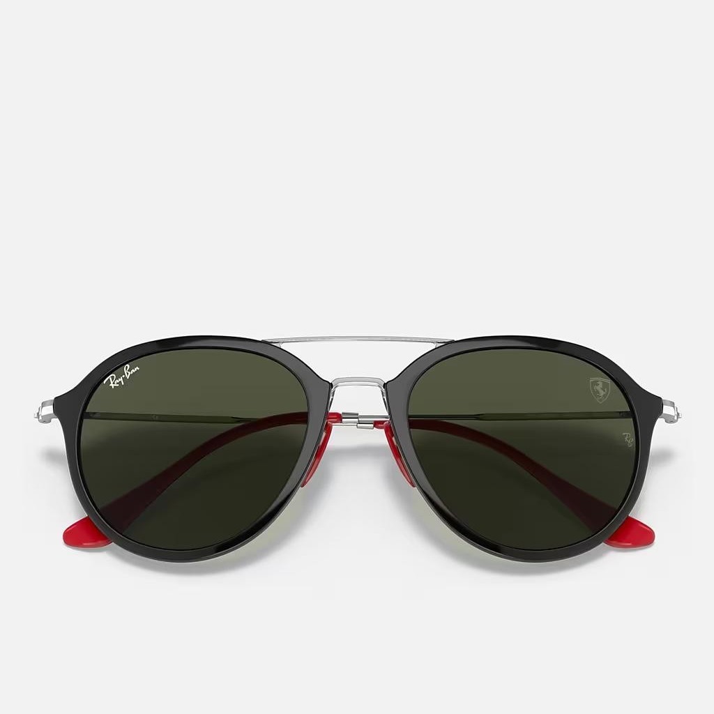 Kính Ray-Ban Rb4369M Scuderia Ferrari Collection Đen Xanh Lá