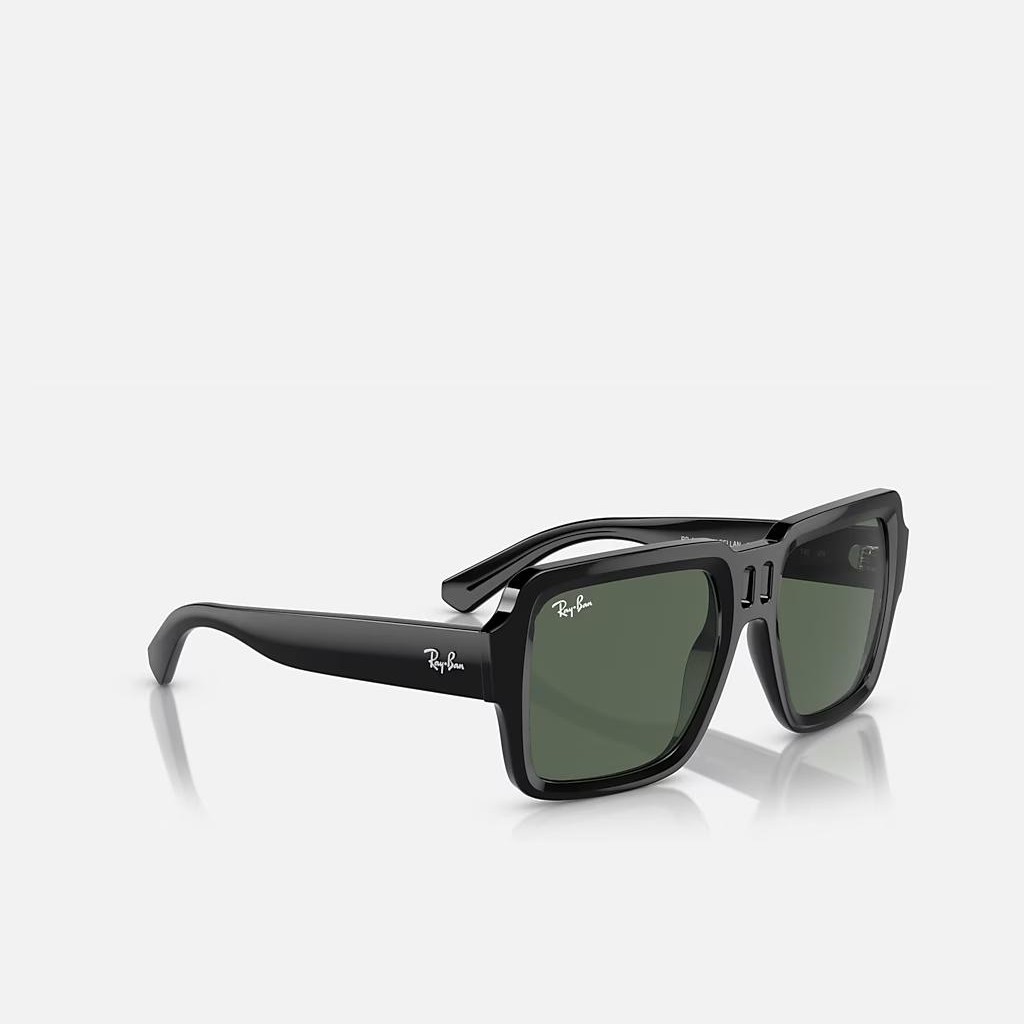 Kính Ray-Ban Magellan Bio-Based Đen Xanh Lá